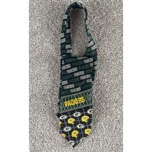 Vintage 90s NFL Green Bay Packers Novelty Neck Tie RM Sport Made in USA 100%Silk